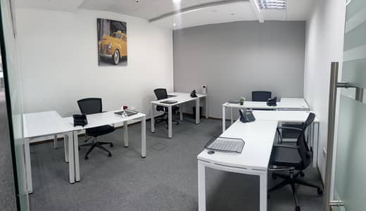 Office for Rent in Al Reem Island, Abu Dhabi - ABU DHABI, Tamouh Tower Co-work for 5 person. jpeg