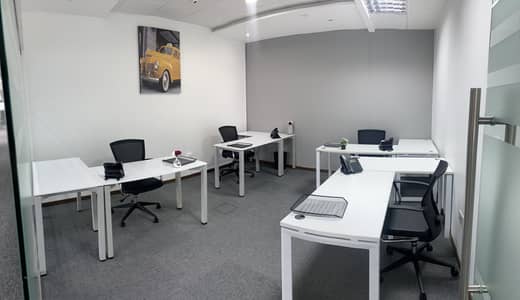 مکتب  للايجار في جزيرة الريم، أبوظبي - ABU DHABI, Tamouh Tower Co-work for 5 person. jpeg