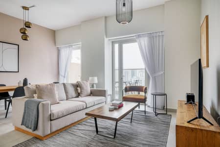 2 Bedroom Flat for Rent in Jumeirah Village Circle (JVC), Dubai - City View | Furnished | Flexible Terms