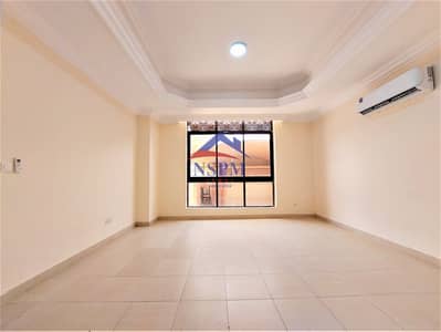 Studio for Rent in Al Mushrif, Abu Dhabi - No Commission |Free Water and Electricity |Free Maintenance!