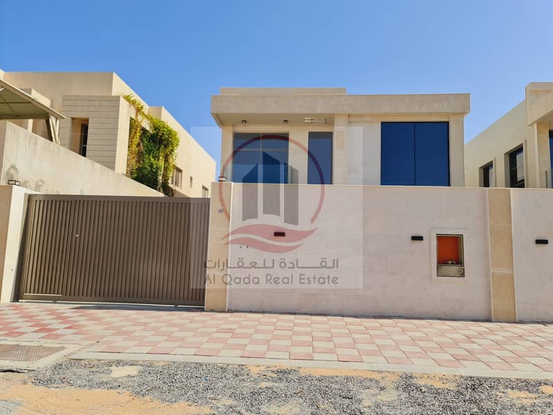 Villa For Sale at Ajman at  Al Mwoaihat Area 5 Master Rooms . Completely stone, with an excellent design