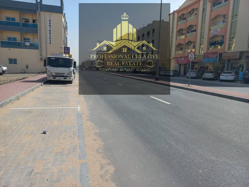 For sale commercial residential land, Al Rawda 3, front and back street