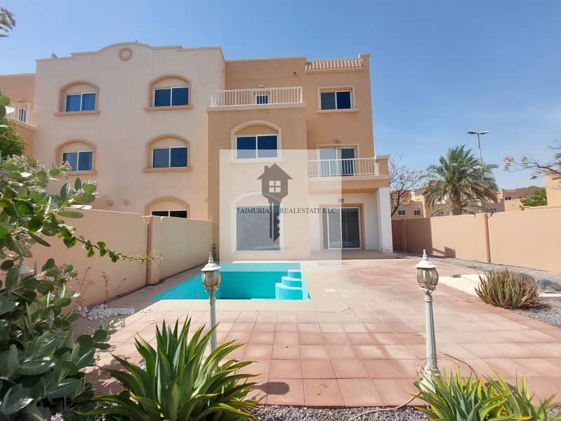Hot Deal! 5 bedroom  Ready to Move in with Private pool Prime location 150,000 AED.
