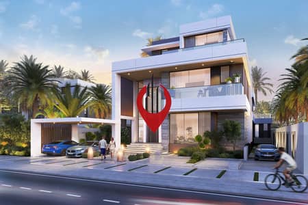 5 Bedroom Villa for Sale in DAMAC Lagoons, Dubai - V75 Morocco - Front View. jpg