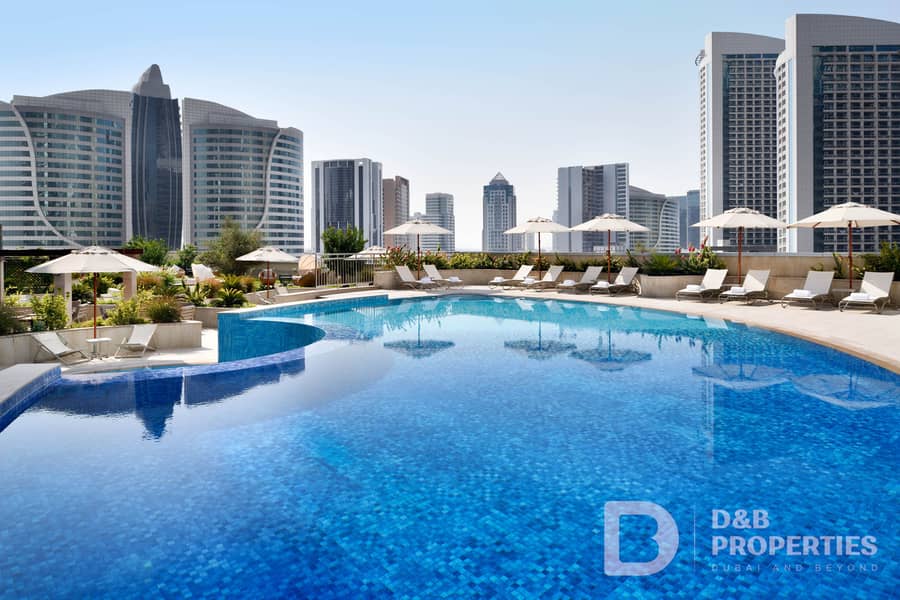 位于迪拜市中心，迪拜市中心欧文比克酒店公寓 2 卧室的酒店式公寓 240000 AED - 7923652