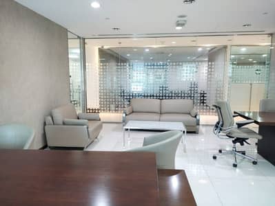 Office for Rent in Deira, Dubai - FULLY FITTED OFFICE READY TO MOVE NEAR TO METRO STATION RENT INCLUDE  ALL UTILITY INCLUSIVE WITH ATTACHED WASH ROOM