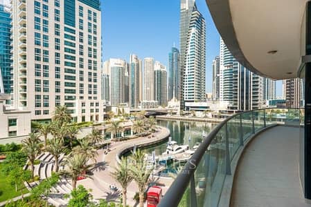 3 Bedroom Flat for Sale in Dubai Marina, Dubai - Marina view 3BR + maids + storage|Next to Metro|VOT