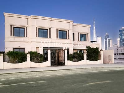 5 Bedroom Villa for Sale in Al Badaa, Dubai - Freehold | High End Finishing | Burj View