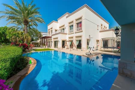 6 Bedroom Villa for Rent in Emirates Hills, Dubai - Swimming Pool | Sector H | Full Golf Course  View