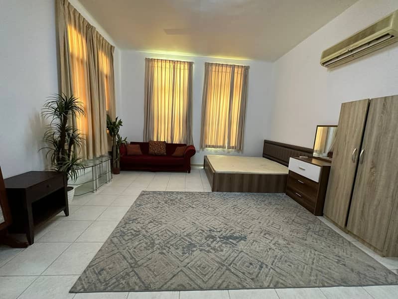 Hot Offer!! Fully Furnished Studio 2500 Monthly with Kitchen+Bathroom+Free Parking in KCA.
