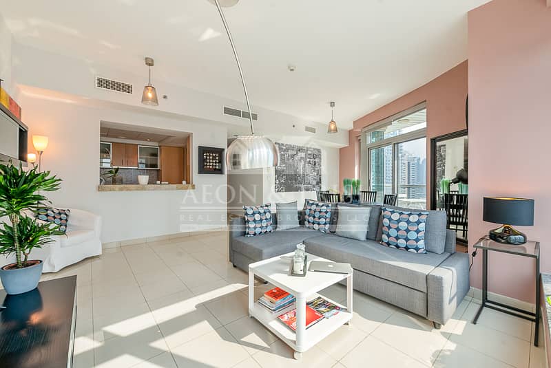 Fully furnished | Mid floor | Sea and Marina view Fully furnished | Mid floor | Sea and Marina view