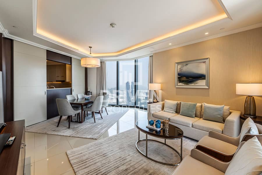 Fully Furnished w/ Burj & Fountain Views Fully Furnished w/ Burj & Fountain Views