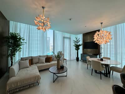 2 Bedroom Flat for Rent in Mohammed Bin Rashid City, Dubai - Living Room