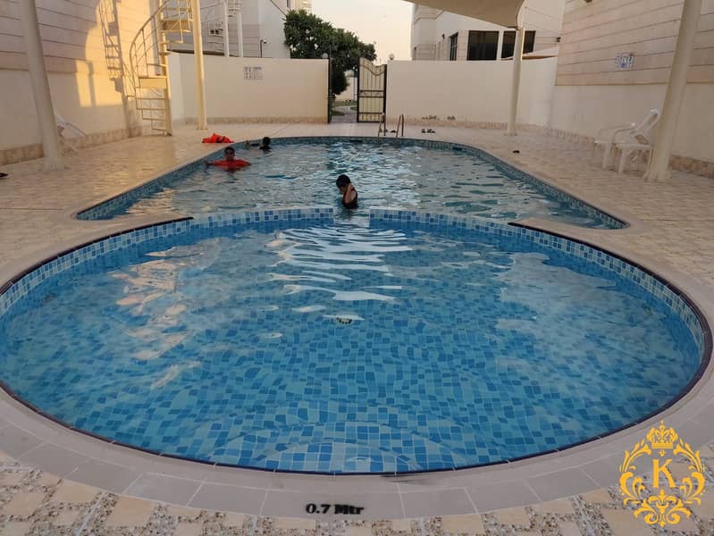 Western Style 4 Bedroom villa with Communal Pool Near Dalma Mall at MBZ