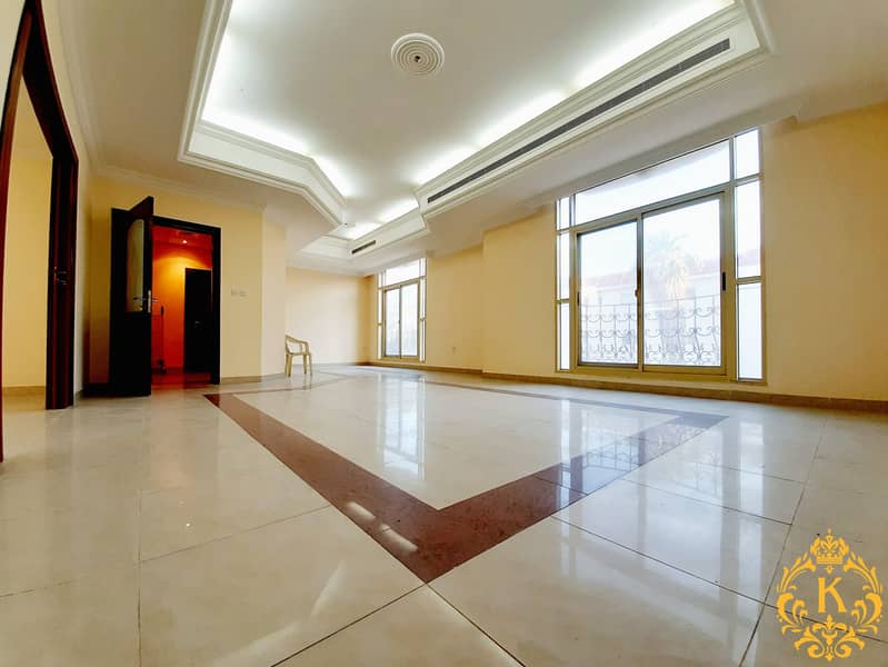 Excellent and Elegant Size Three Bedroom Hall With Maids Room Balcony Wardrobes Apartment At Muroor Road For 90k