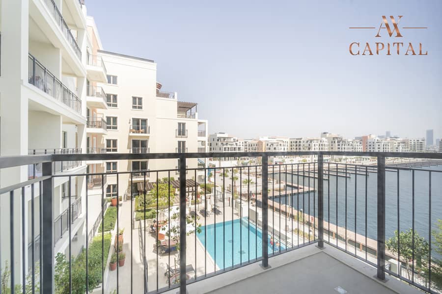 Marina and Pool View | Unfurnished | Middle Floor Marina and Pool View | Unfurnished | Middle Floor