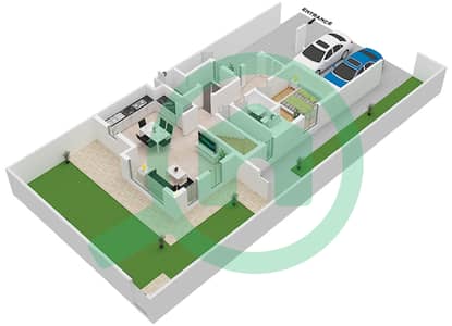 世博高尔夫别墅2区 - 4 卧室联排别墅类型A戶型图