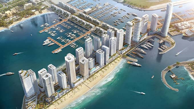 位于迪拜港，艾玛尔海滨社区，皇宫海滩公寓 2 卧室的公寓 5484904 AED - 6743480
