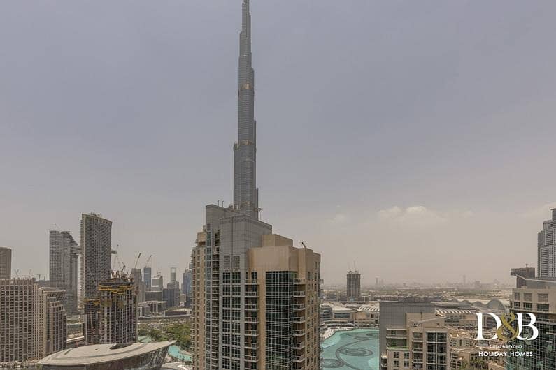 12 Amazing One Bedroom with Full Burj Khalifa and Fountain View