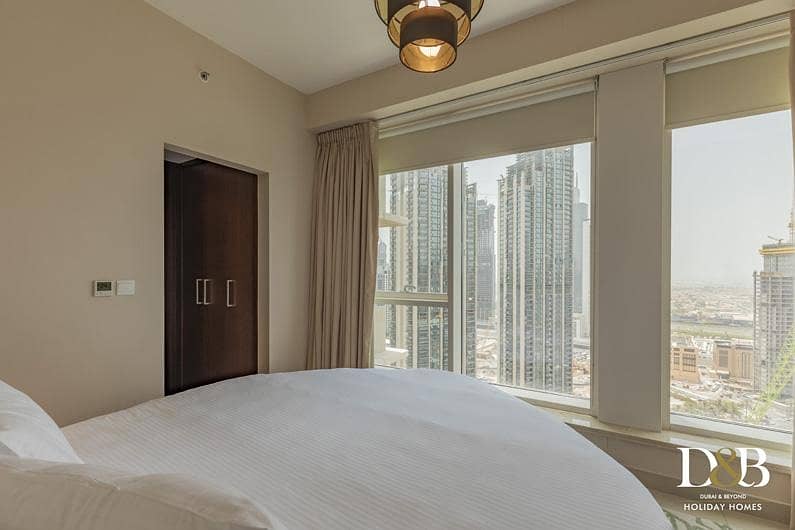 16 Amazing One Bedroom with Full Burj Khalifa and Fountain View