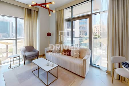 1 Bedroom Apartment for Rent in Downtown Dubai, Dubai - Furnished and Burj View | Prime Location