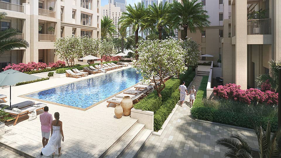 位于迪拜溪港，微风倾城公寓 4 卧室的顶楼公寓 3700000 AED - 6407285