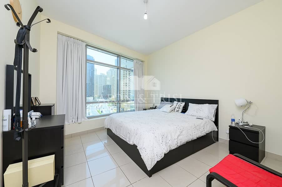 5 Rented | Well-kept 1 Bed | Marina view | Hot Deal
