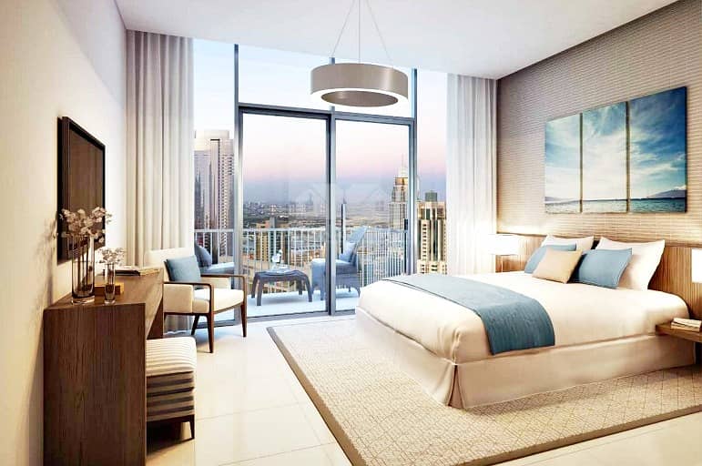 2 2 Bed in Blvd Heights | Full view of Burj Khalifa and Fountain