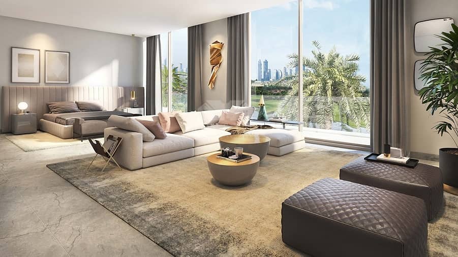 3 Ultra Luxury Mansion right on the Golf Course | 7 Mins to Burj Khalifa