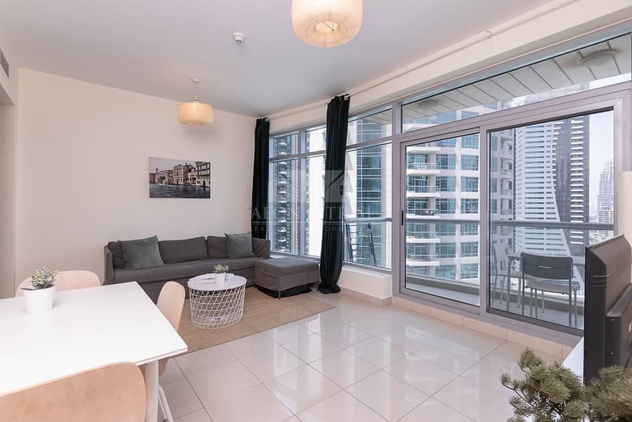 3 Modern Furnished 1 Bed | Chiller Free |Marina View