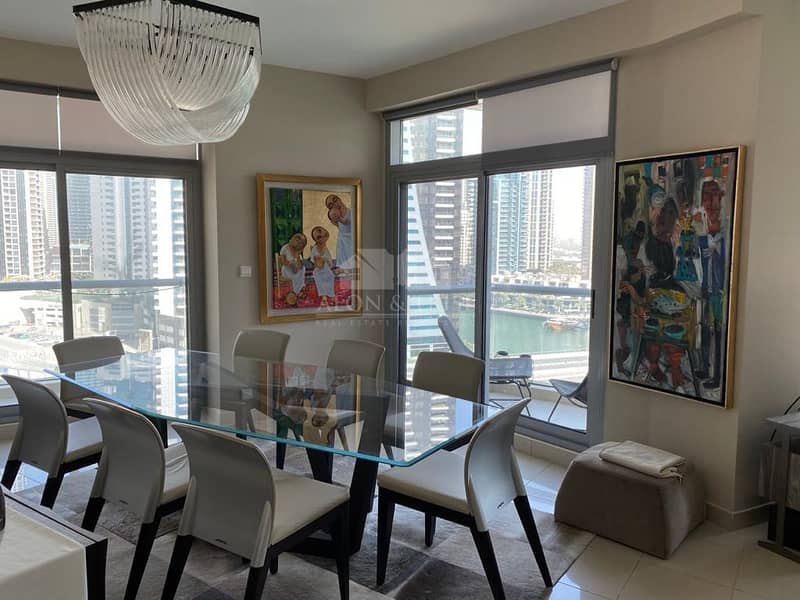 3 Excellent Location | Stunning Marina View| Large 2 BR