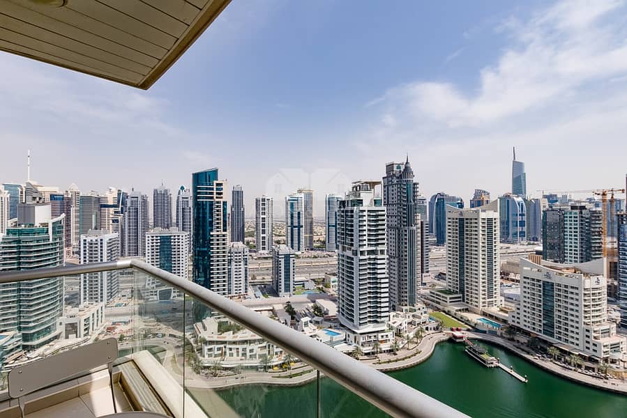 11 High floor | Marina Views | Furnished Large 1 Bed