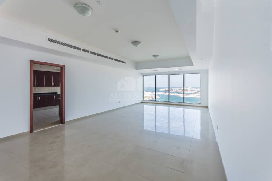 4 Full Sea and Palm view I Unfurnished 3 Bedrooms
