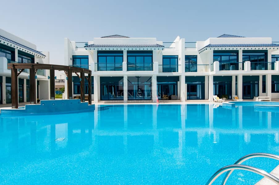 12 4 Bed Fully Furnished Villa | Pool view | Compound
