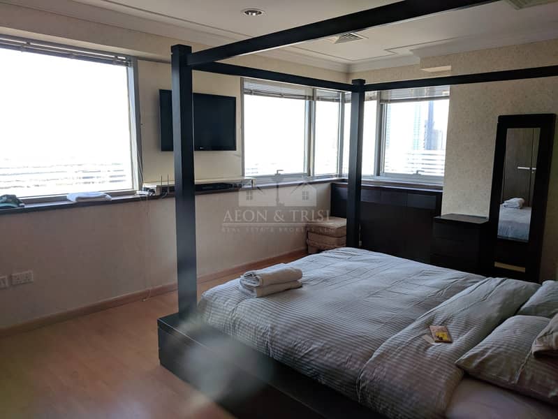 3 Burj View | Upgraded | Unfurnished 2 BR in Executive Tower B