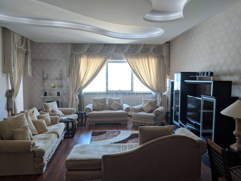 5 Burj View | Upgraded | Unfurnished 2 BR in Executive Tower B