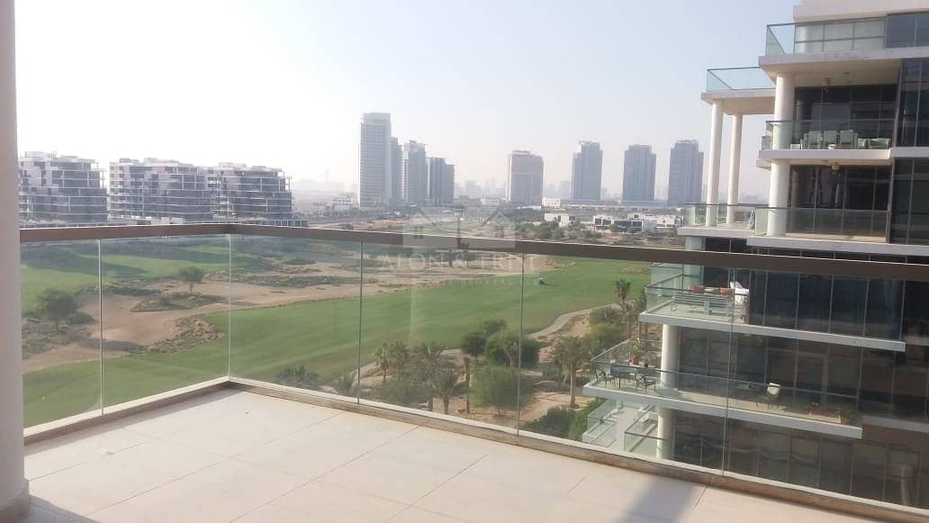 2 Full Golf Course View | 3 Bed + Maids | Huge Balcony