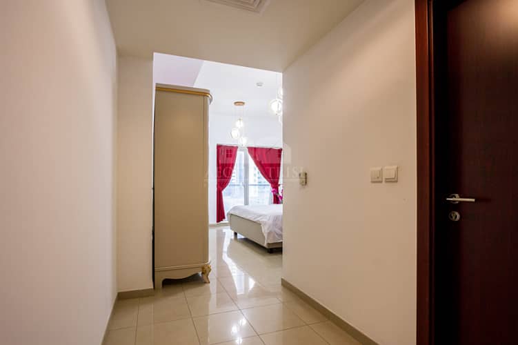 18 HUGE SIZE - 2 Bed + Maid + L Partial Sea View - Emirates Crown ( Lowest Price In