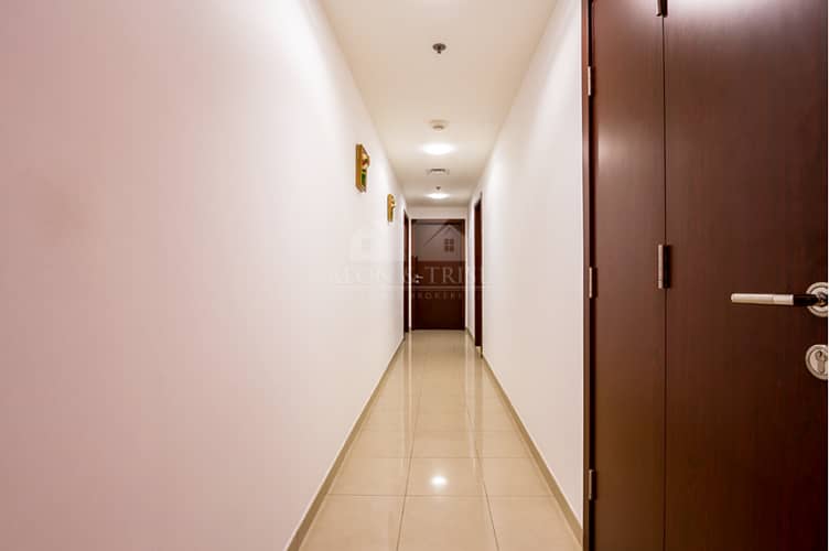23 HUGE SIZE - 2 Bed + Maid + L Partial Sea View - Emirates Crown ( Lowest Price In