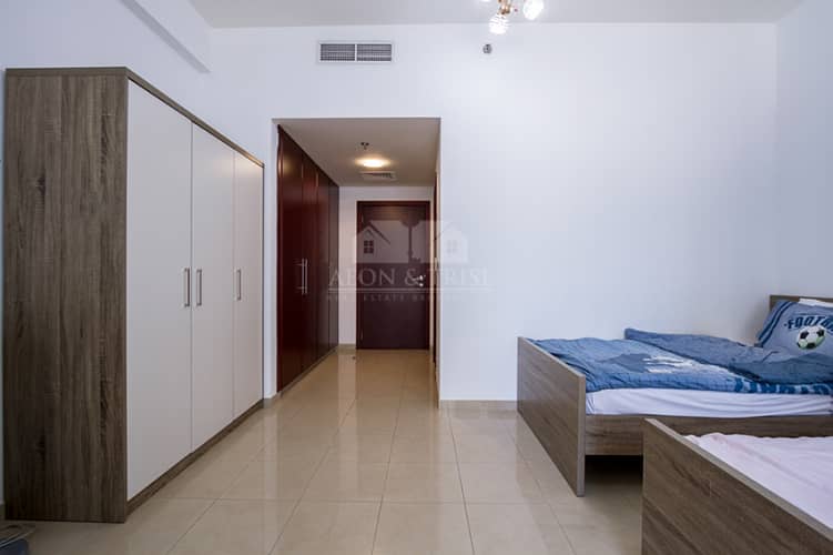 26 HUGE SIZE - 2 Bed + Maid + L Partial Sea View - Emirates Crown ( Lowest Price In
