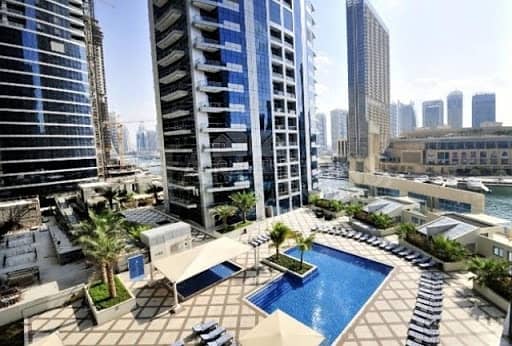 6 Fully furnished Large 1 bed with JBR Views