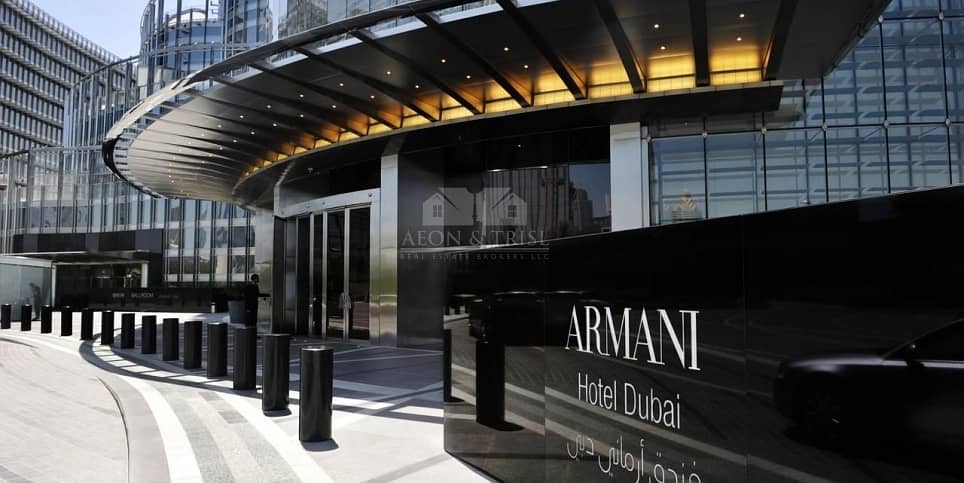 15 Spacious 1 Bedroom Apartment in Armani Residence