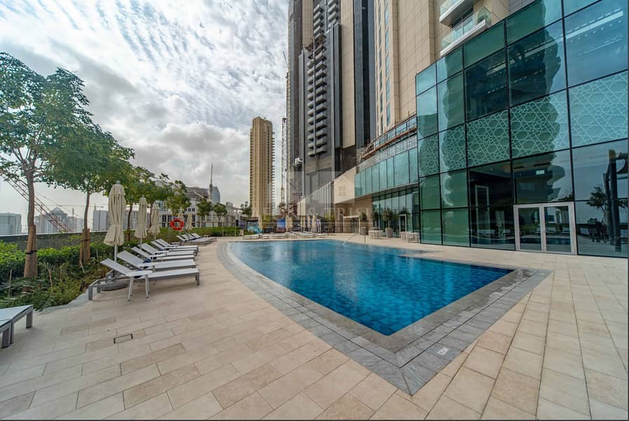 16 luxurious 1bed | fully furnished | fountain views