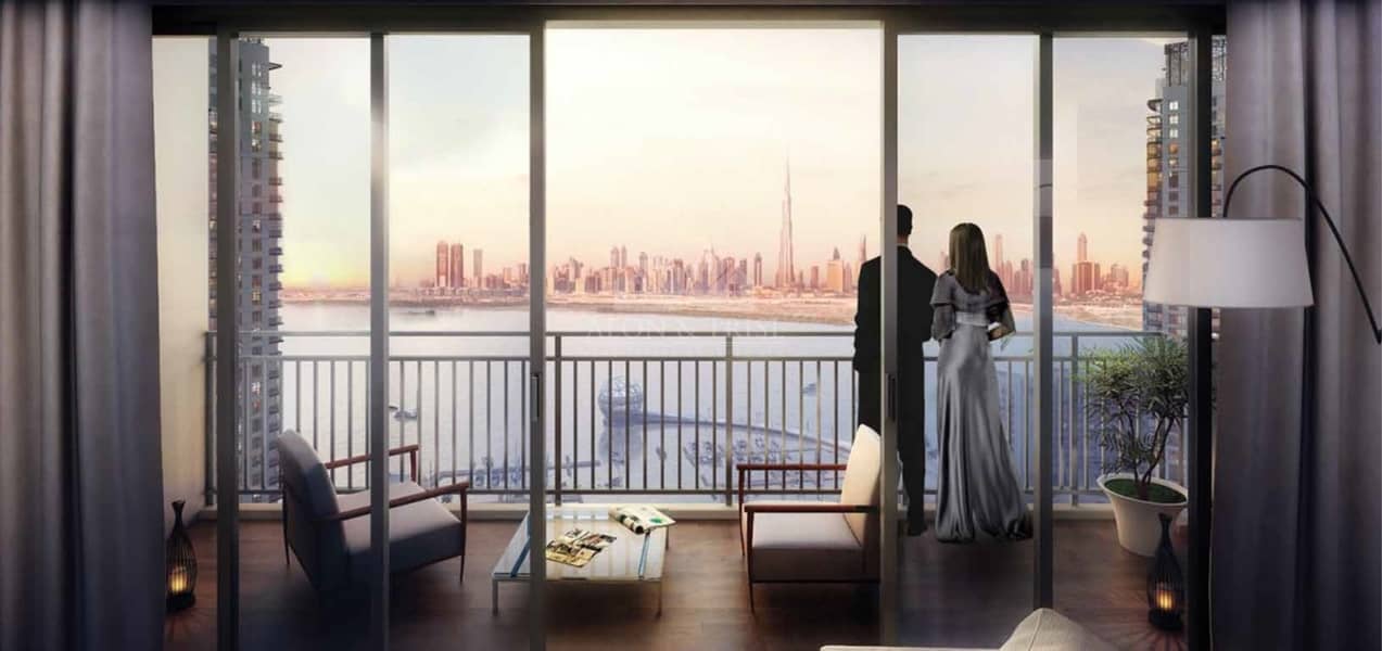 3 Creek View | Burj Khalifa View | 4 Bed Penthouse