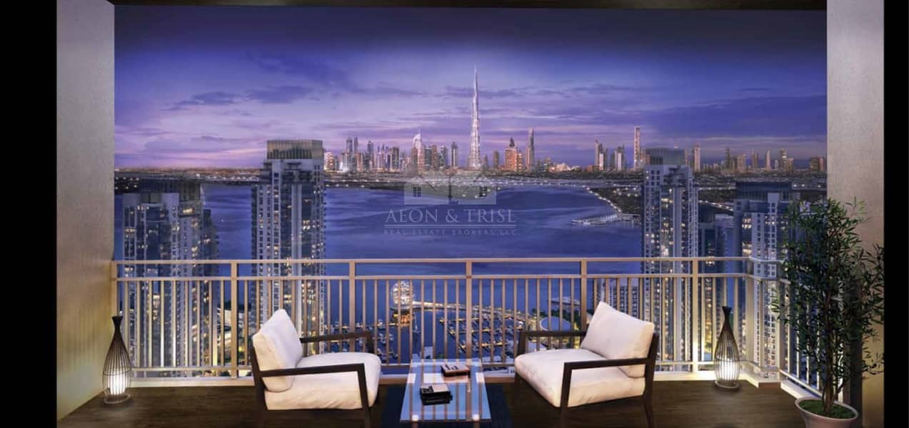 16 Creek View | Burj Khalifa View | 4 Bed Penthouse