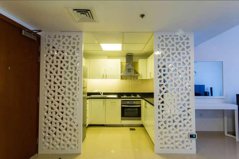 5 Beautiful 1bed | fully furnished | bright spacious | park tower