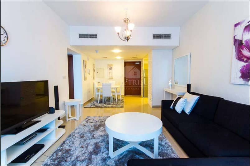 12 Beautiful 1bed | fully furnished | bright spacious | park tower