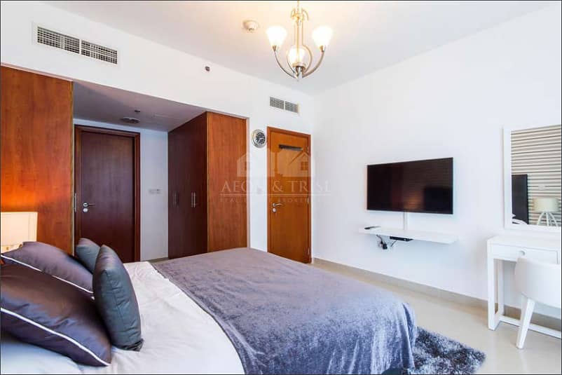 15 Beautiful 1bed | fully furnished | bright spacious | park tower