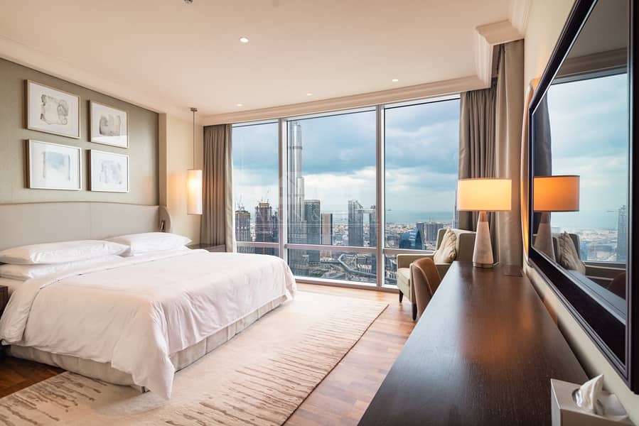 5 3 Bedroom with Burj Khalifa View | High Floor