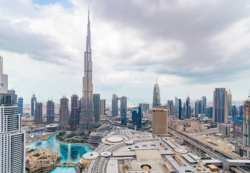 13 3 Bedroom with Burj Khalifa View | High Floor